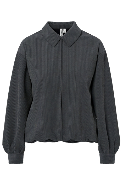 Hypedrop grijze dames jas | Vooraanzicht