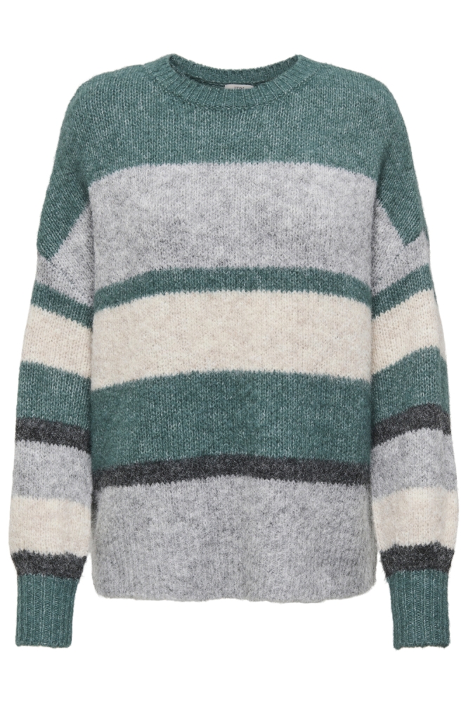 Jacqueline de Yong groene dames trui | Vooraanzicht