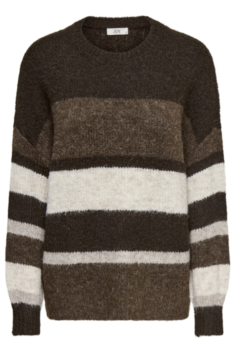 Jacqueline de Yong bruine dames trui | Vooraanzicht