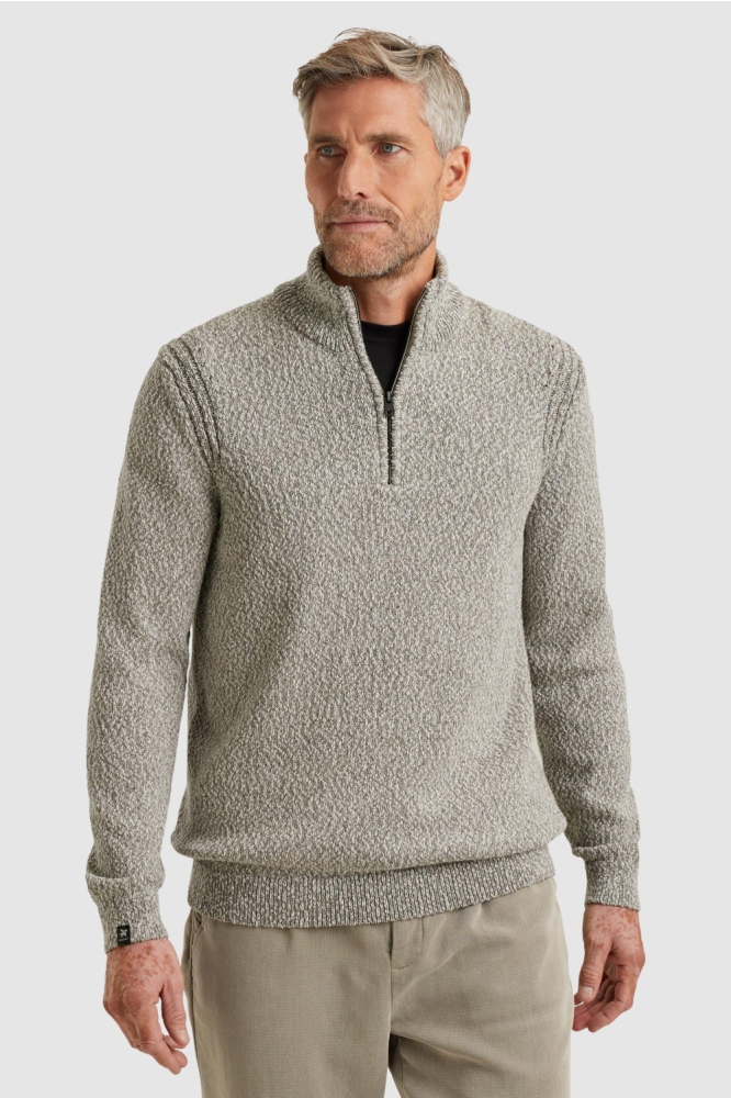 Vanguard grijze heren trui | Model vooraanzicht