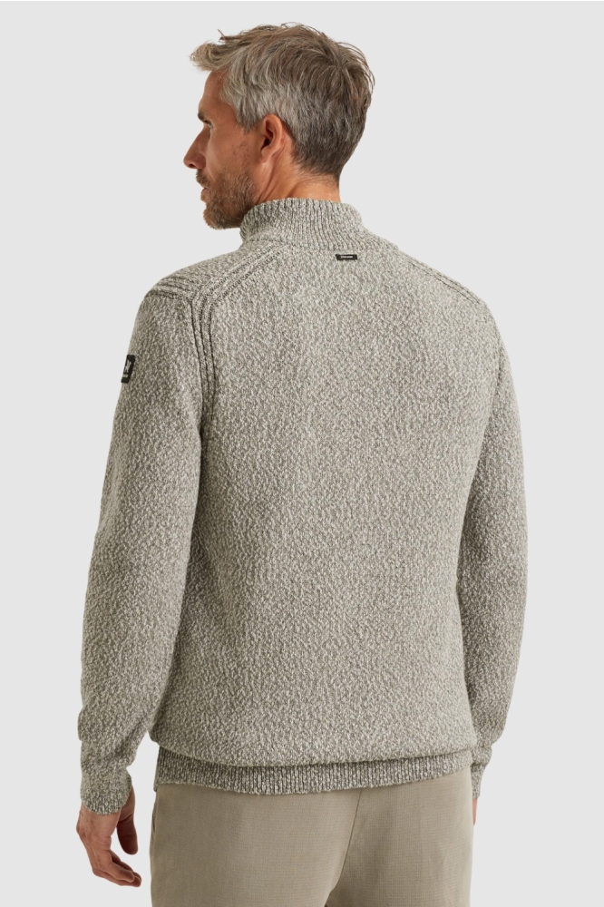 Vanguard grijze heren trui | Model achteraanzicht