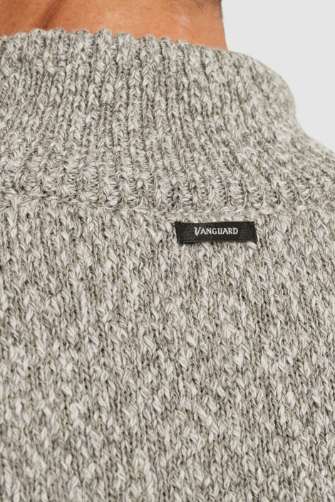 Vanguard grijze heren trui | Kleurstaal