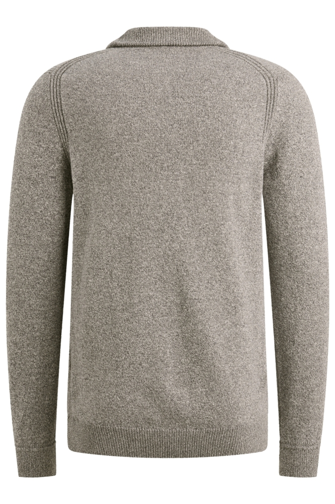 Cast Iron blauwe heren trui | Achteraanzicht