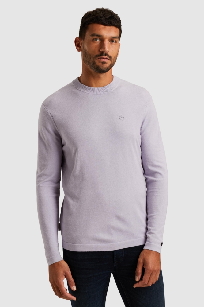 Cast Iron roze heren trui | Model vooraanzicht