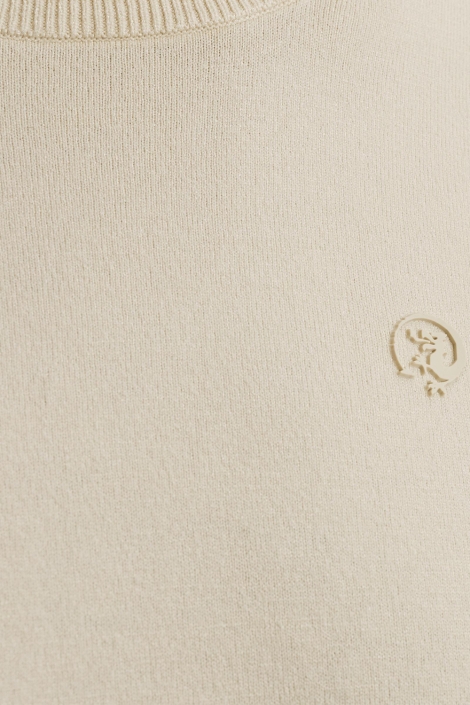 Cast Iron beige heren trui | Kleurstaal