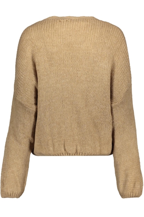 FOS Amsterdam camel dames vest | Achteraanzicht