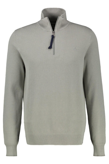 Lerros strick 1/1 arm Grijs