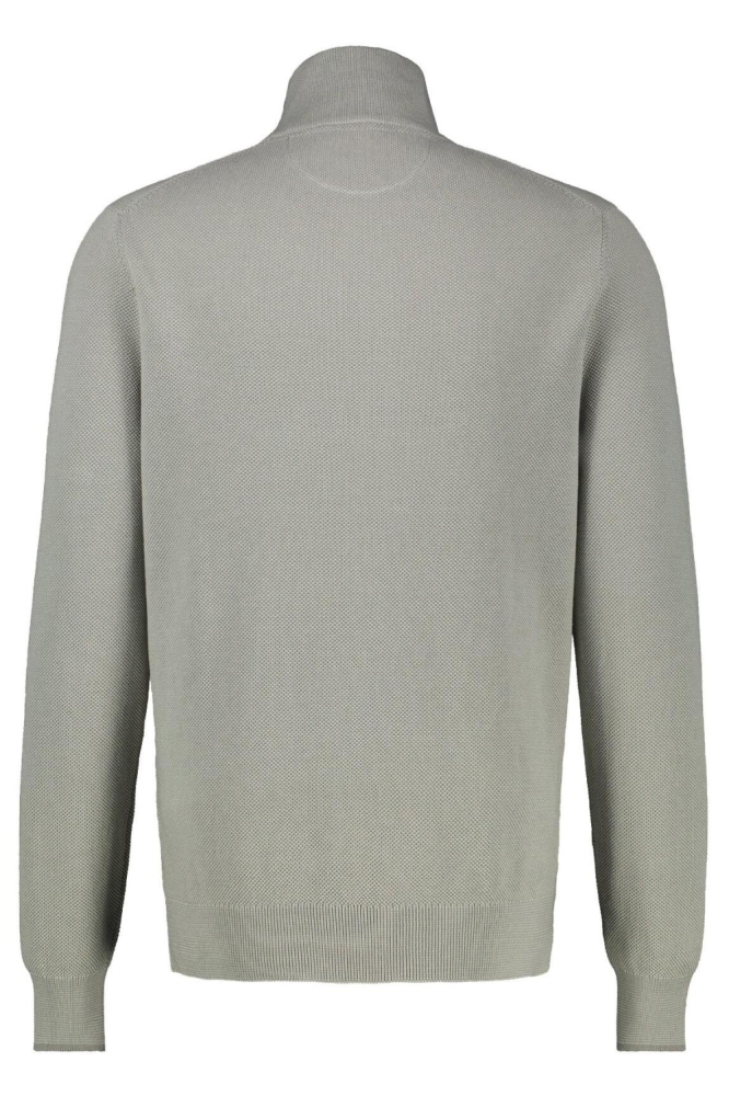 Lerros grijze heren trui | Achteraanzicht