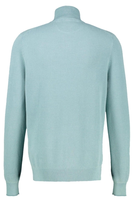 Lerros groene heren trui | Achteraanzicht