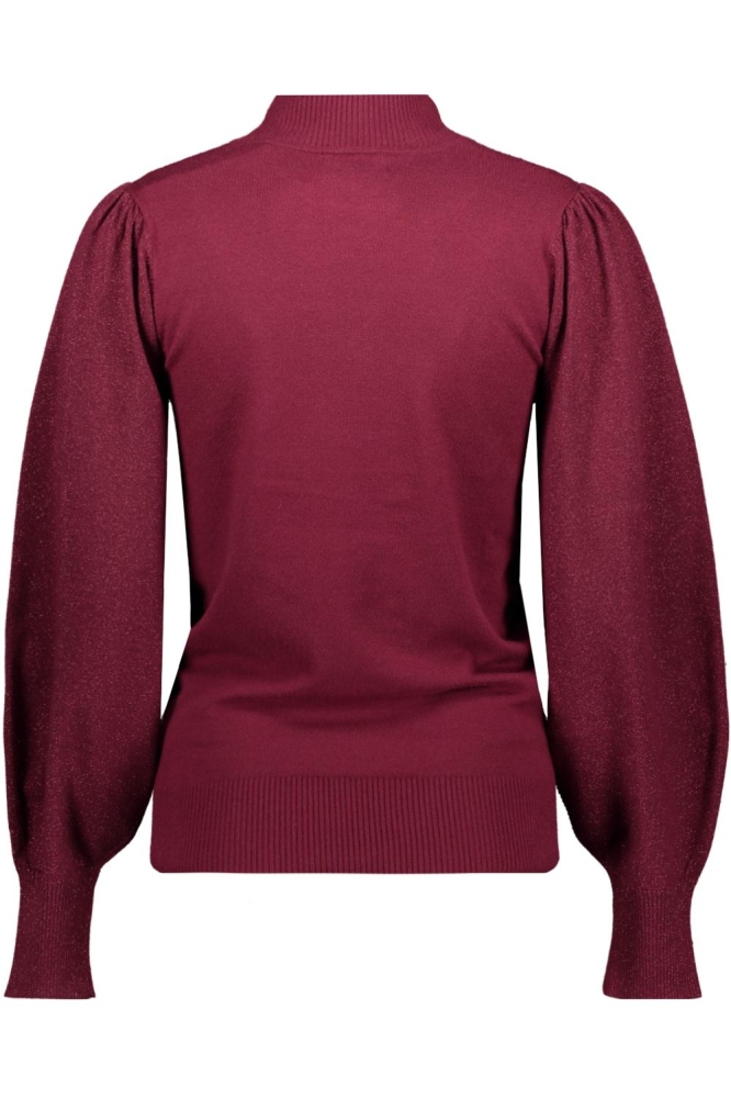 Zoso bordeaux dames trui | Achteraanzicht