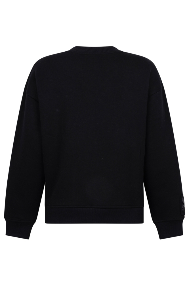 Zoso zwarte dames sweater | Achteraanzicht