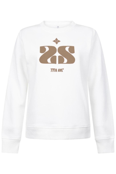 Zoso witte dames sweater | Vooraanzicht