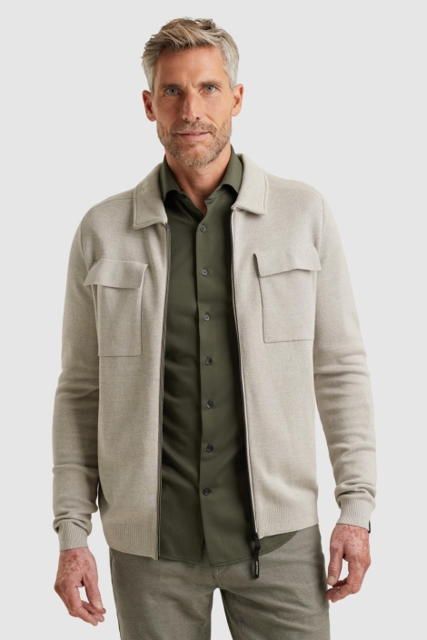 Vanguard grijze heren vest | Model vooraanzicht