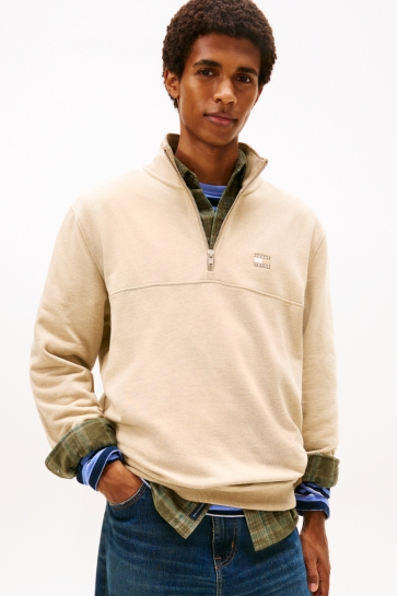 Tommy Jeans tjm reg badge qz ext Zand