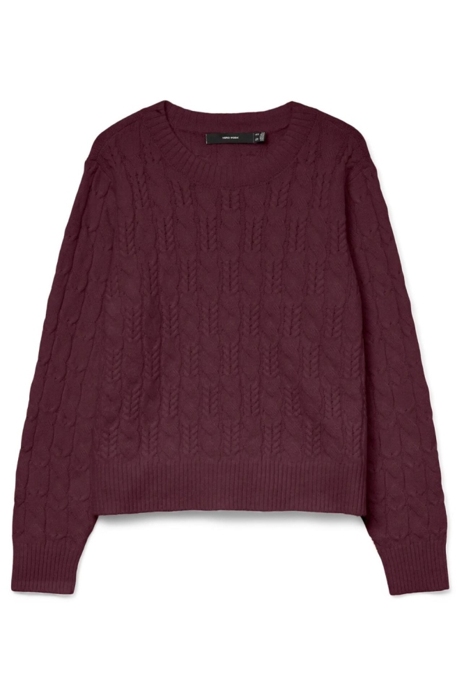 Vero Moda bordeaux dames trui | Vooraanzicht