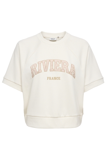 Only onldaze s/s raglan ub swt Ecru