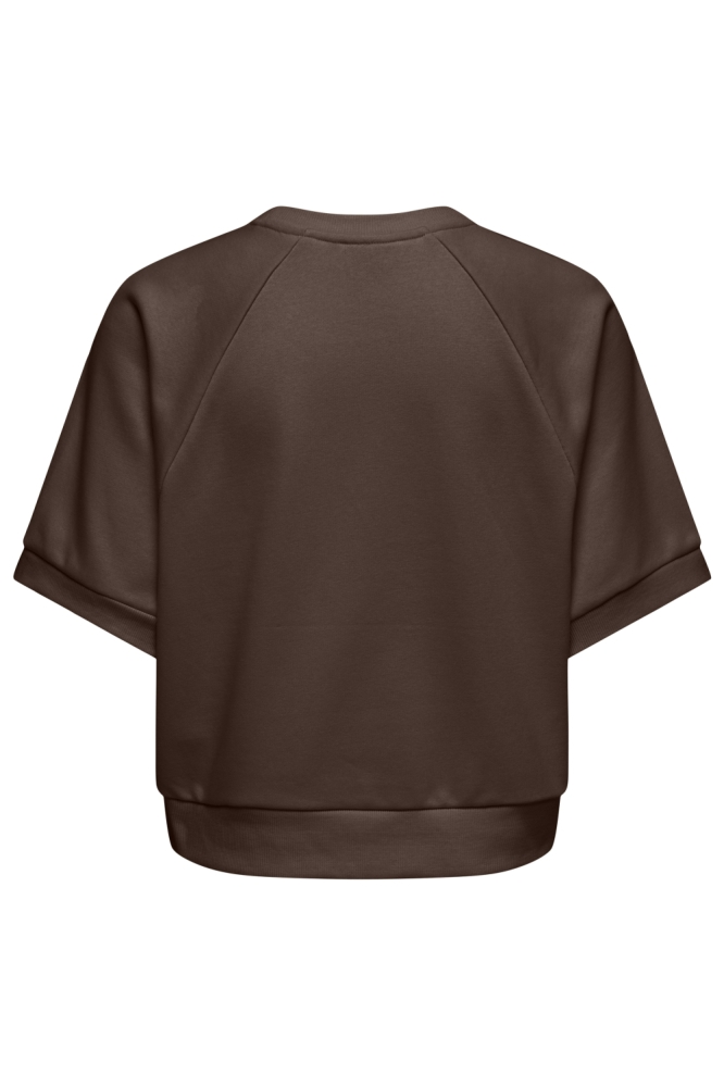 Only bruine dames sweater | Achteraanzicht