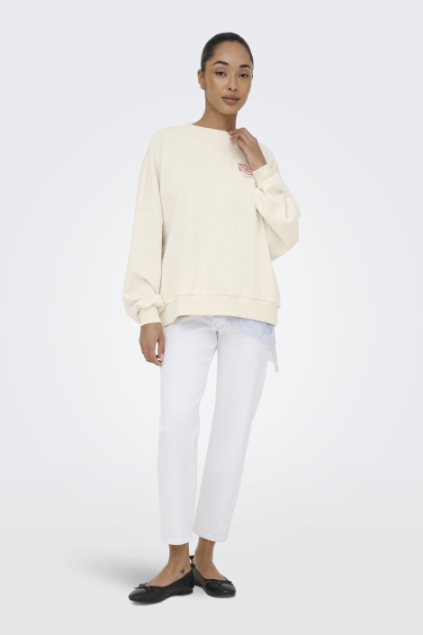 Only ecru dames sweater | Model