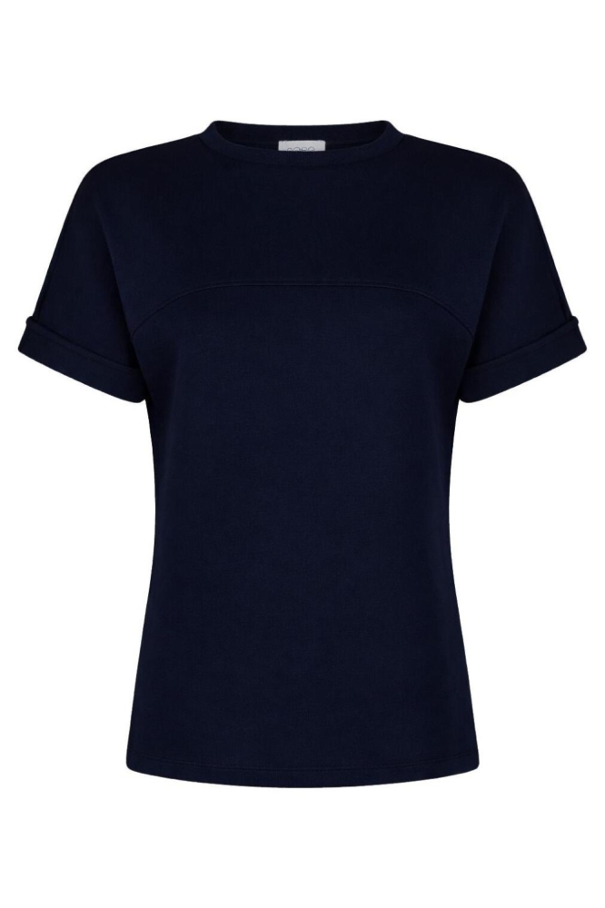 Zoso blauwe dames t-shirt | Vooraanzicht