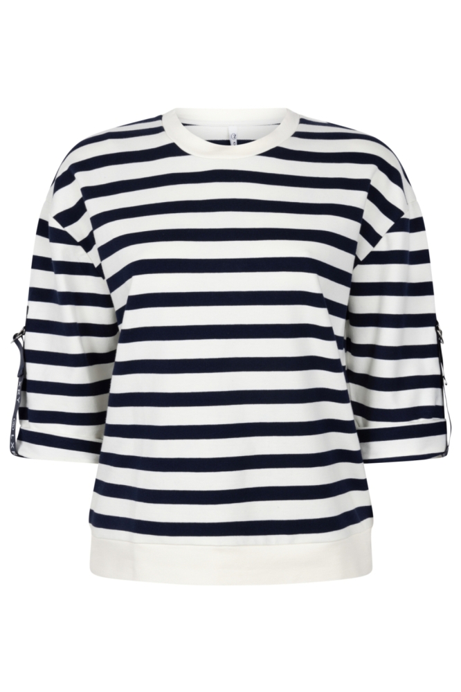 Zoso blauwe dames sweater | Vooraanzicht