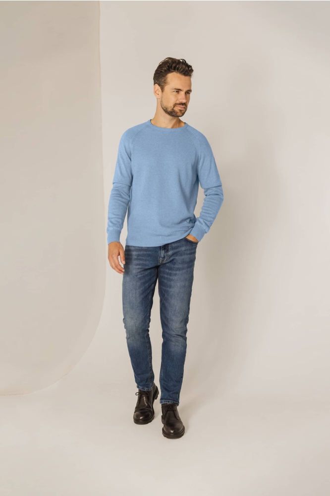 State of Art blauwe heren trui | Model