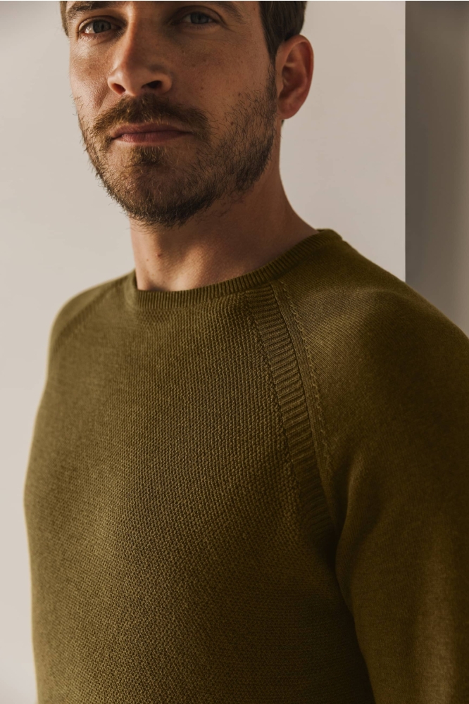 State of Art gele heren trui | Close up