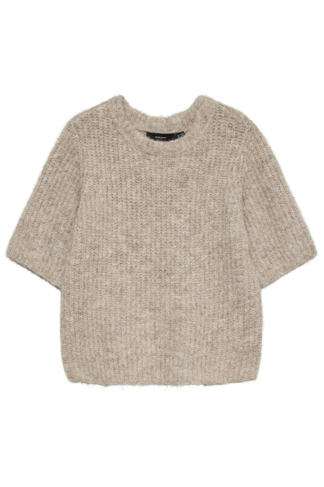 Vero Moda taupe dames trui | Vooraanzicht