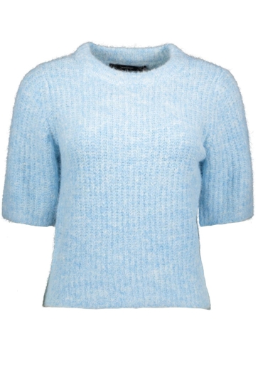 Vero Moda VMAWSOME 2/4 O-NECK PULLOVER NOOS 10320729 CASHMERE BLUE