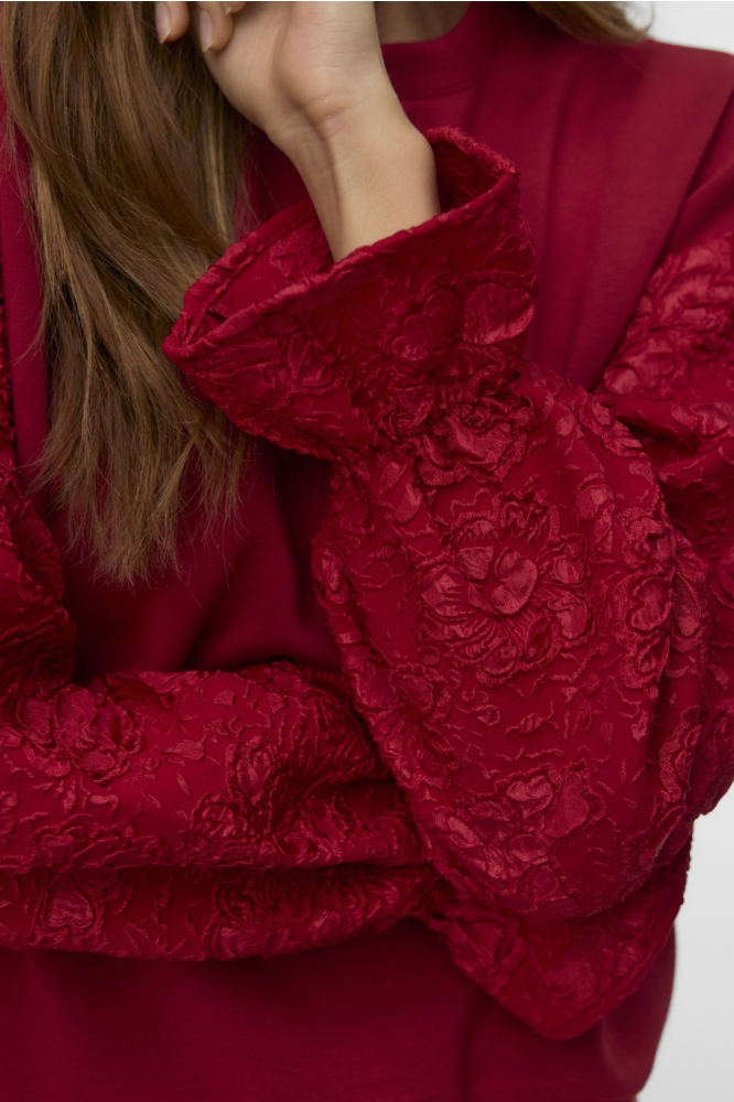 Vero Moda rode dames sweater | Close up