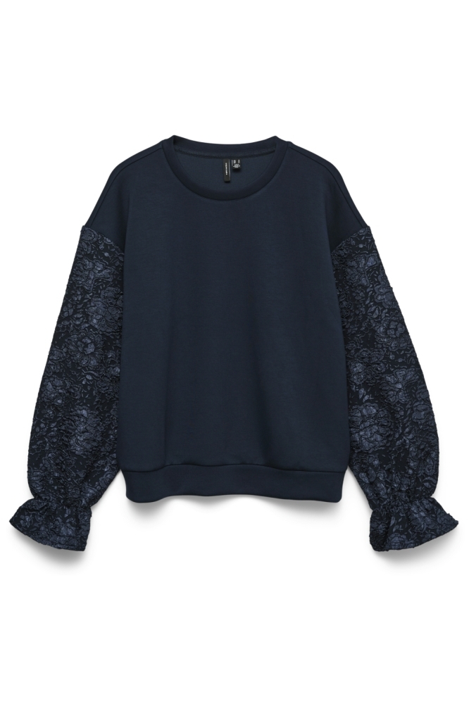 Vero Moda blauwe dames sweater | Vooraanzicht
