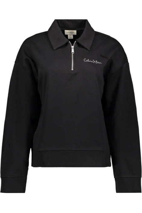 Calvin Klein zwarte dames sweater | Vooraanzicht