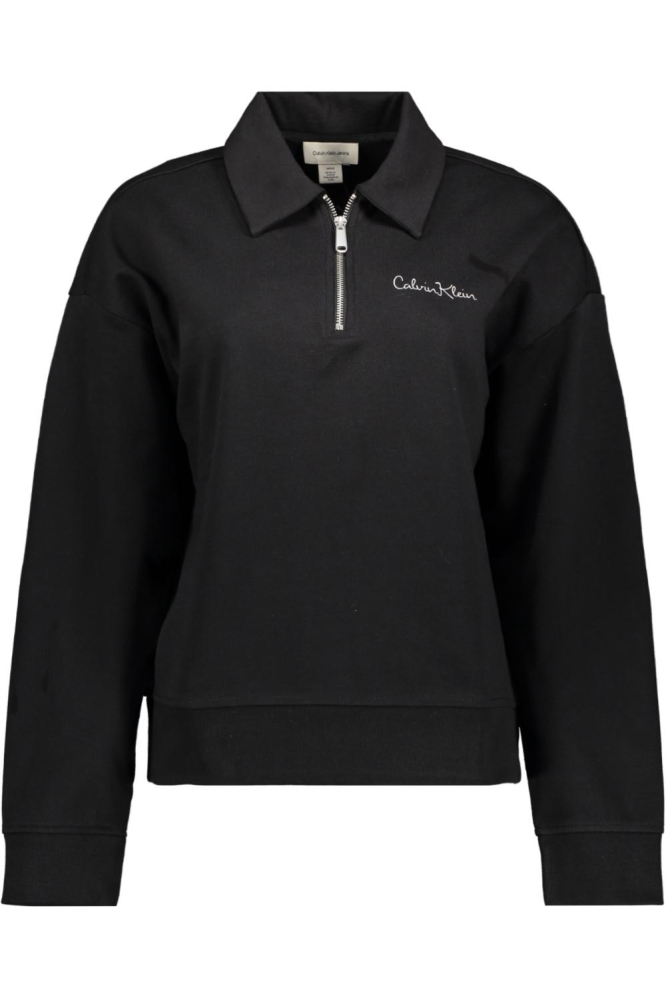 Calvin Klein zwarte dames sweater | Vooraanzicht