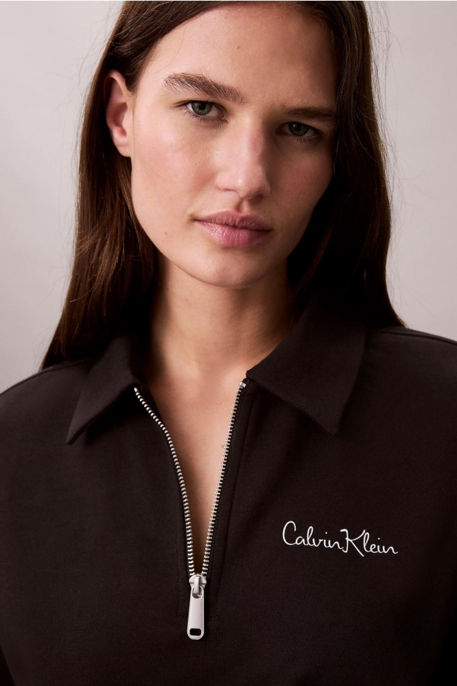 Calvin Klein zwarte dames sweater | Close up