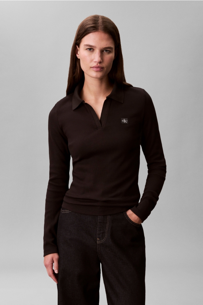 Calvin Klein zwarte dames t-shirt | Model