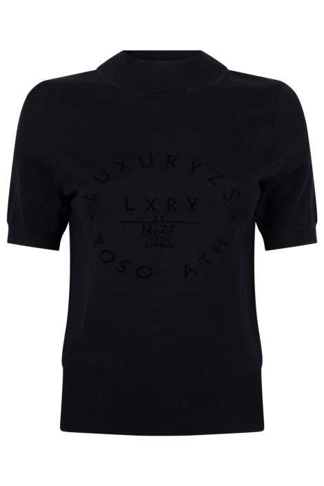 Zoso zwarte dames trui | Vooraanzicht