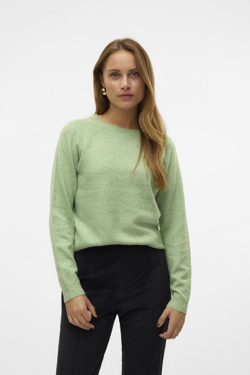 Vero Moda vmdoffy ls o-neck blouse ga noos Groen