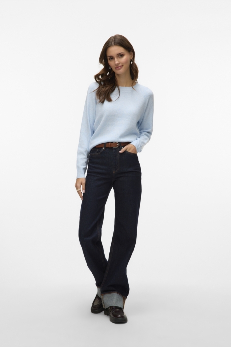 Vero Moda blauwe dames trui | Model