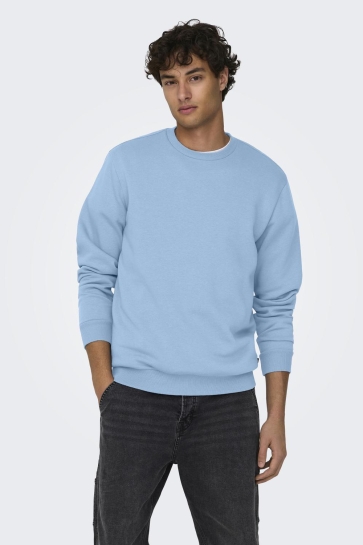 Only & Sons onsceres crew neck noos Blauw