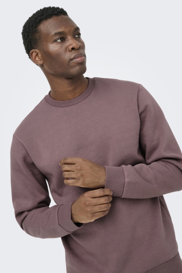 Only & Sons onsceres crew neck noos Roze