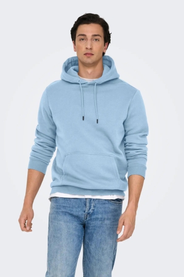 Only & Sons ONSCERES HOODIE SWEAT NOOS 22018685 CERULEAN