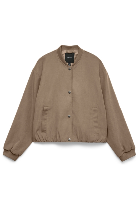 Vero Moda camel dames jas | Vooraanzicht