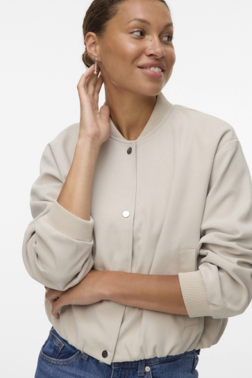 Vero Moda vmmaple ls bomber jacket Beige