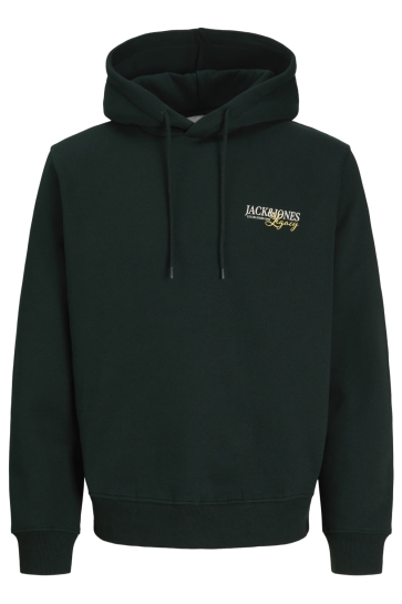 Jack & Jones Trui JJJADE SWEAT HOOD BF 12298438 SCARAB/SMALL PRINT
