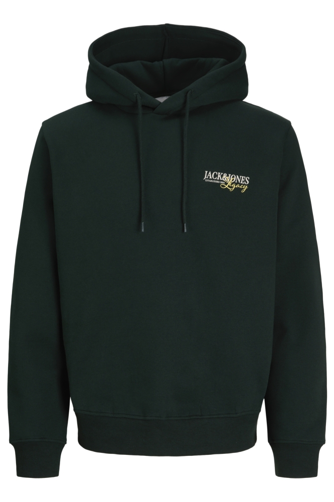 Jack & Jones groene heren sweater | Vooraanzicht
