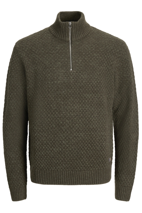 Jack & Jones groene heren trui | Vooraanzicht