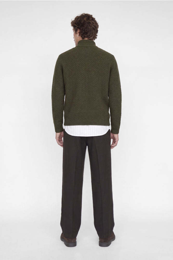 Jack & Jones groene heren trui | Model