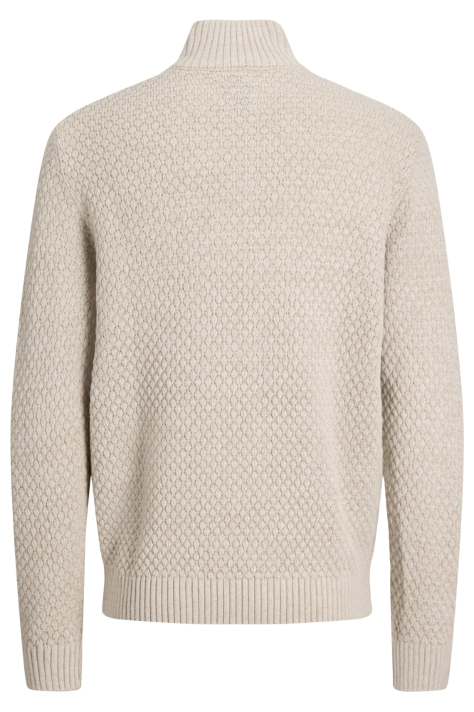 Jack & Jones beige heren trui | Achteraanzicht