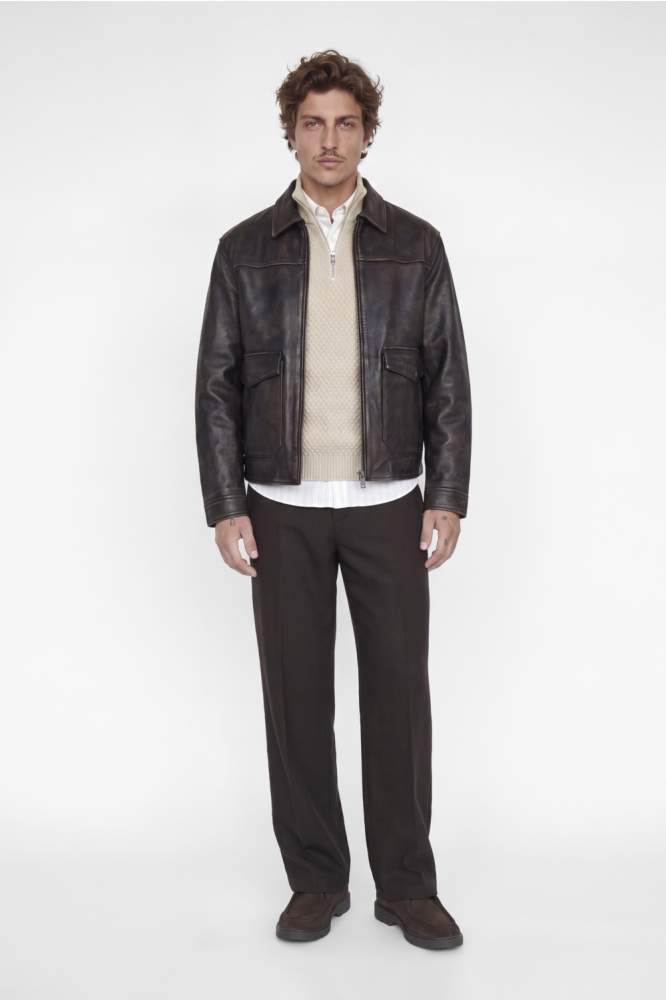 Jack & Jones beige heren trui | Model