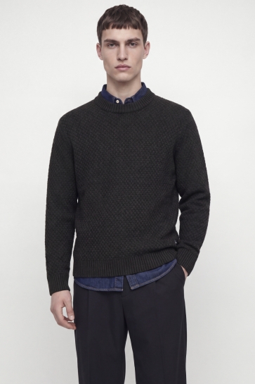Jack & Jones Trui JJBLAKE KNIT CREW NECK SN 12299084 Dark Grey Melange