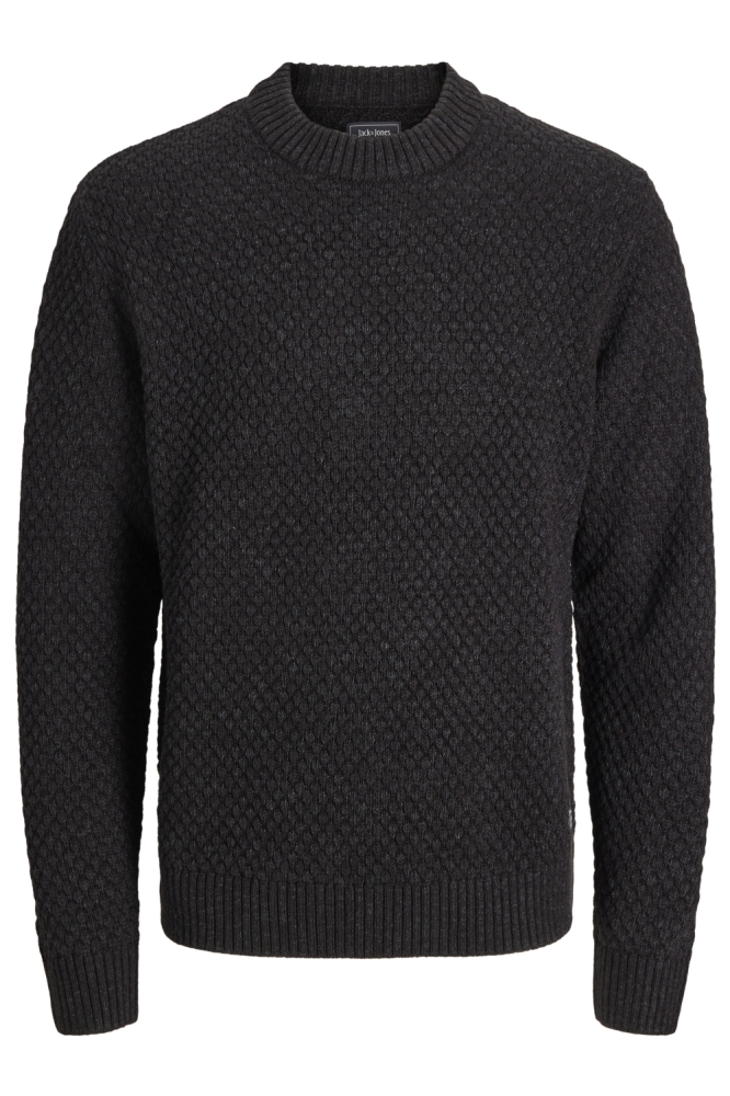 Jack & Jones grijze heren trui | Vooraanzicht
